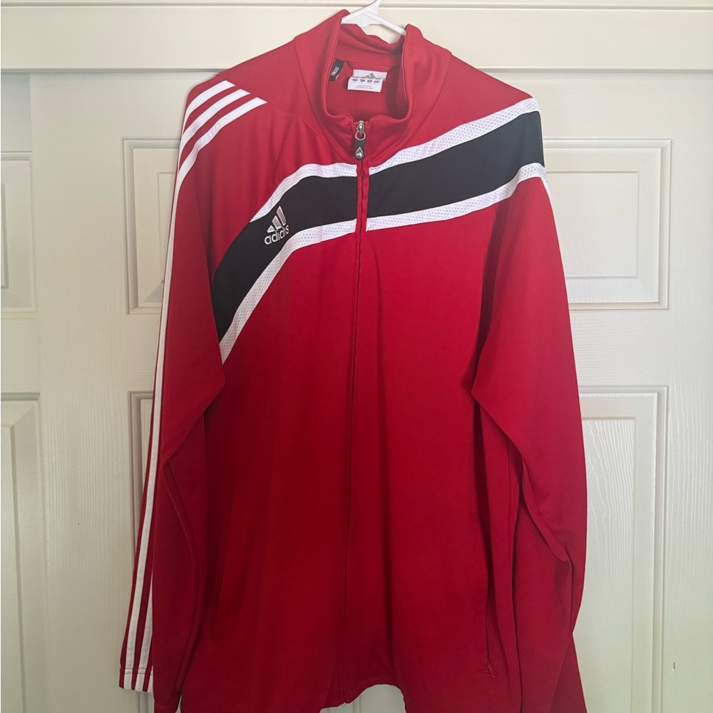Adidas retro Red Jacket soccer